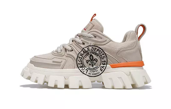 Кроссовки palladium Chunky Sneakers Women's Low-top Beige/Brown, коричневый