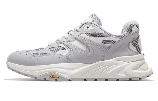 Кроссовки palladium Lifestyle Shoes Men Low-top Grey/white, серый/черный/кремовый