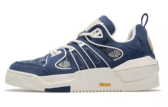 Кроссовки palladium Lifestyle Shoes Women's Low-top Blue/white/yellow, синий/белый