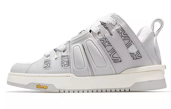 Кроссовки palladium Pallablast Lifestyle Shoes Men Low-top Grey/white, серый/черный/кремовый