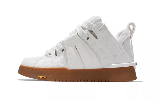 Кроссовки palladium Pallablast Skateboarding Shoes Men Low-top White/Brown, белый