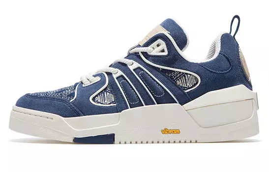 Кроссовки palladium Pallaslam Lifestyle Shoes Men Low-top Blue/white, синий/белый