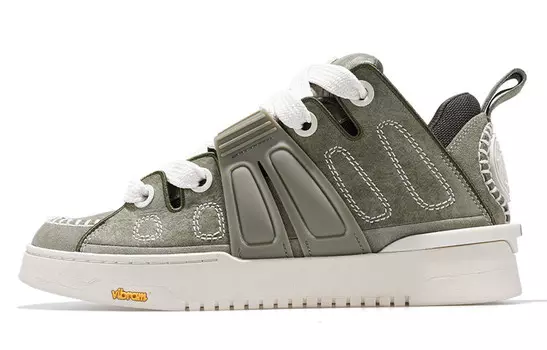 Кроссовки palladium Skateboarding Shoes Men Low-top Green, зеленый