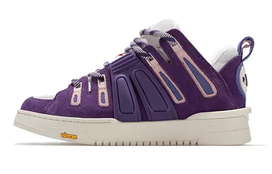 Кроссовки palladium Skateboarding Shoes Women's Low-top Purple/Pink/White, фиолетовый