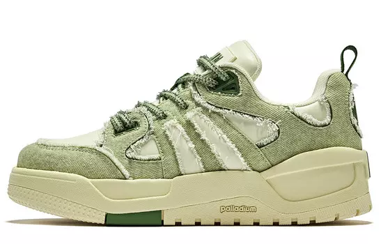 Кроссовки palladium Skateboarding Shoes Women's Low-top Green, зеленый