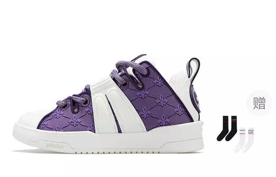Кроссовки palladium Skateboarding Shoes Women's Low-top Purple/white, фиолетовый