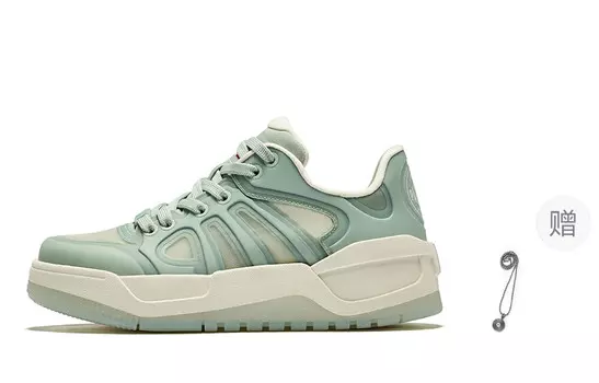 Кроссовки palladium Skateboarding Shoes Women's Low-top Green, зеленый