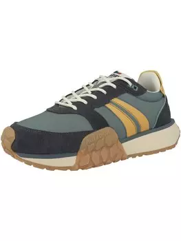Кроссовки Palladium Troop Runner Flame, цвет marine blue/Smoke blue