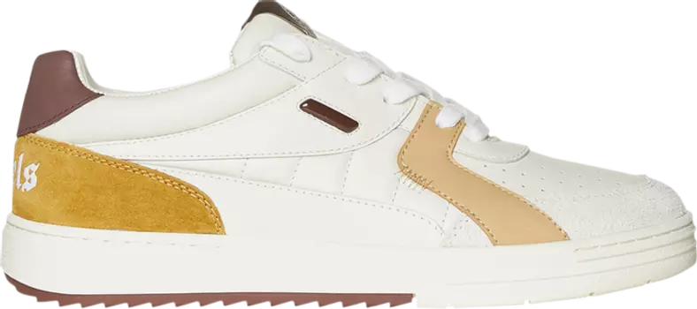 Кроссовки Palm Angels Palm University Low Beige Brown, кремовый