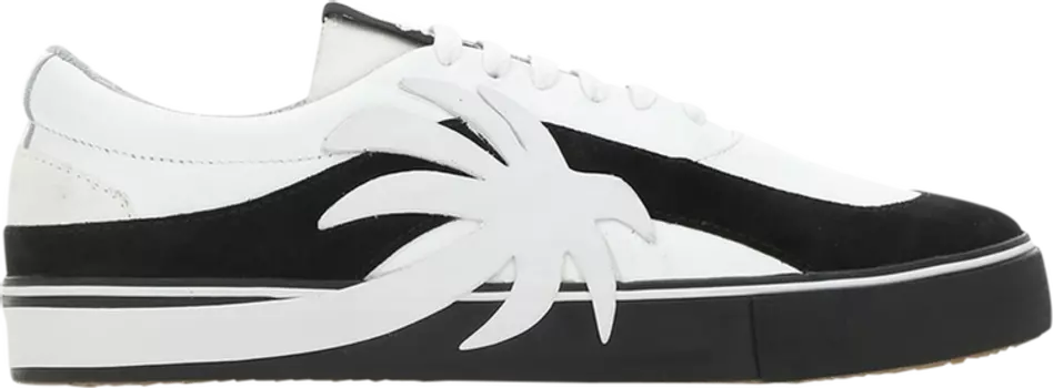 Кроссовки Palm Angels Vulcanized Low 'Palm Tree - White Black', черный