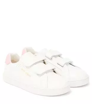 Кроссовки palm с одним ремешком Palm Angels Kids, белый