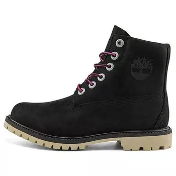 Кроссовки paninara collarless 6 inch wide fit waterproof boots 'black nubuck' Timberland, черный