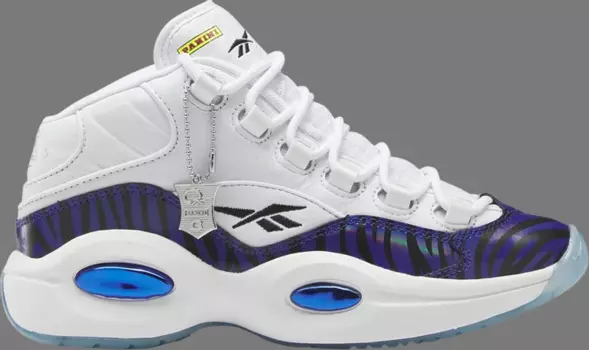 Кроссовки panini x question mid big kid 'tiger prizm' Reebok, белый