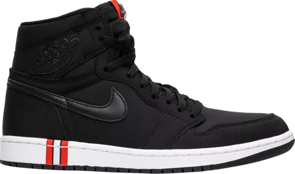Кроссовки Paris Saint-Germain x Air Jordan 1 Retro High OG Paris Saint-Germain Sample, черный