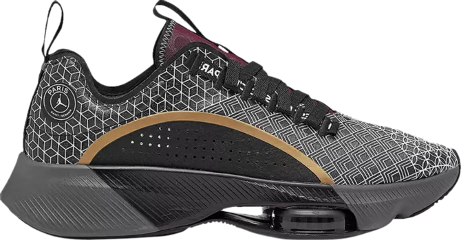 Кроссовки Paris Saint-Germain x Jordan Air Zoom Renegade Black Bordeaux, черный