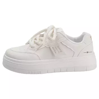 Кроссовки PARK DANCE Skateboarding Shoes Women's Low-top White, белый