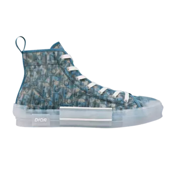 Кроссовки Parley x Dior B23 High 'Dior Oblique - Blue Ocean Plastic', синий