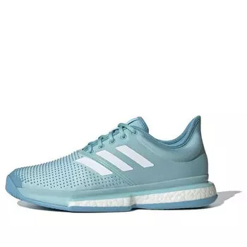 Кроссовки parley x solecourt boost 'blue spirit' Adidas, зеленый