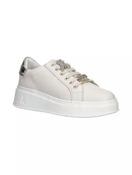 Кроссовки Patrizia Pepe для девочек с логотипом Patrizia Pepe girl, белый