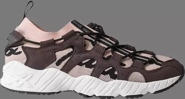 Кроссовки patta x gel mai knit 'rose cloud' Asics, розовый