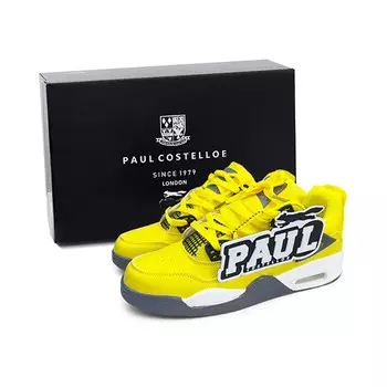Кроссовки PAUL COSTELLOE Skateboarding Shoes Unisex Mid-top Yellow, желтый
