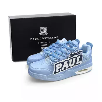 Кроссовки PAUL COSTELLOE Skateboarding Shoes Unisex Mid-top Blue, голубой