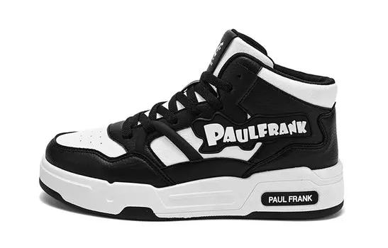 Кроссовки paul frank Skateboarding Shoes Men High-top, бежевый/синий