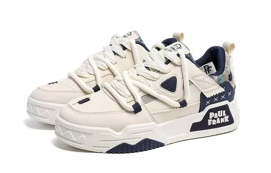 Кроссовки paul frank Skateboarding Shoes Men Mid-top, черный