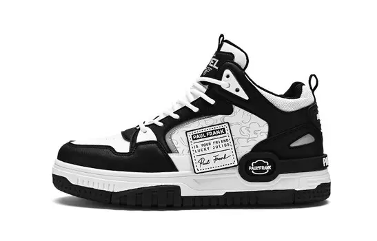 Кроссовки paul frank Skateboarding Shoes Men Mid-top, коричневый