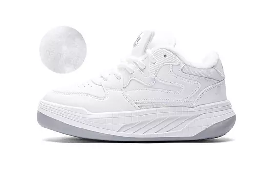 Кроссовки paul frank Skateboarding Shoes Unisex Low-top White, белый