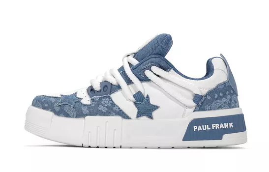 Кроссовки paul frank Skateboarding Shoes Women's Low-top, белый/серый