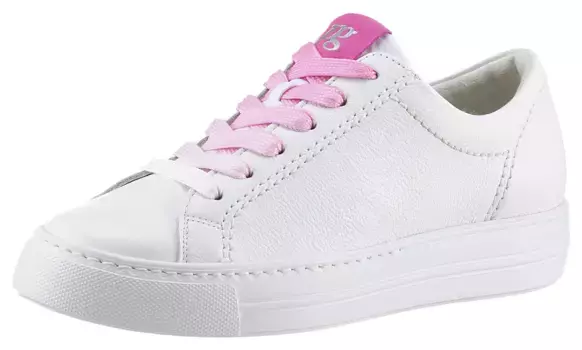 Кроссовки Paul Green, с практичной съемной стелькой, повседневная обувь, полуботинки, туфли на шнуровке, розовый