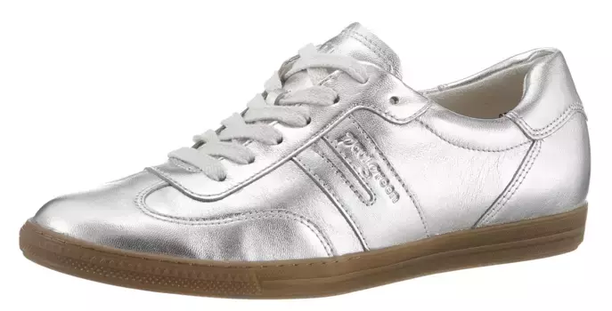Кроссовки Paul Green, туфли на шнуровке, повседневные туфли, полуботинки металлического цвета, серебристый