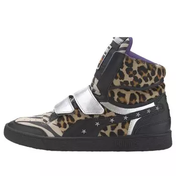 Кроссовки paul stanley x ralph sampson mid 'cheetah print' Puma, черный