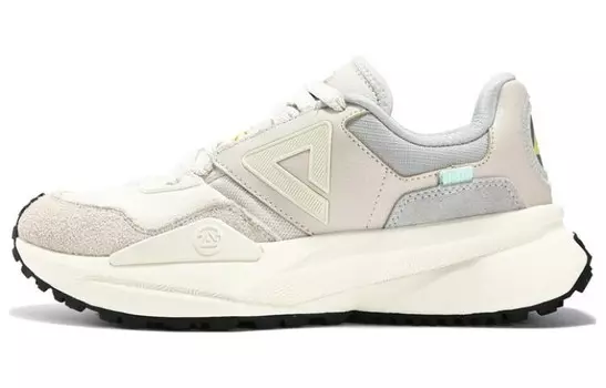 Кроссовки PEAK 70S Lifestyle Shoes Men Low-top Off White/Khaki, белый/хаки