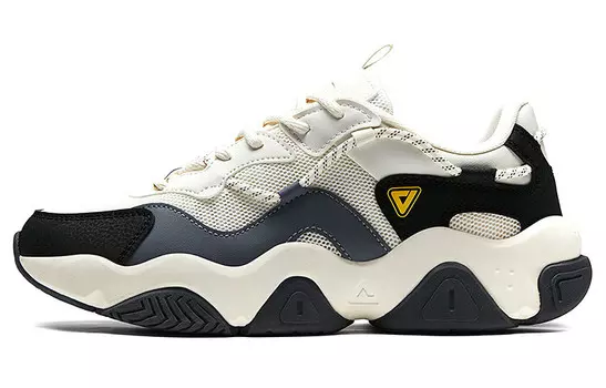 Кроссовки PEAK Chunky Sneakers Men Low-top Beige/Gray/Black, серый