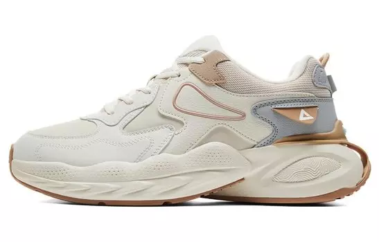 Кроссовки PEAK Chunky Sneakers Men Low-top Canvas White, белый