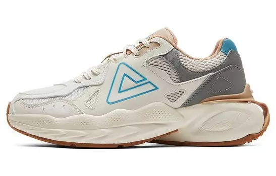 Кроссовки PEAK Chunky Sneakers Men Low-top White/blue/gray, белый