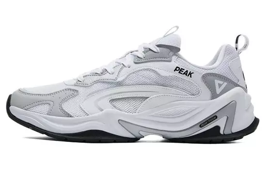 Кроссовки PEAK Chunky Sneakers Men Low-top White, белый
