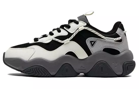 Кроссовки PEAK Chunky Sneakers Women's Low-top Black/white, черный/белый