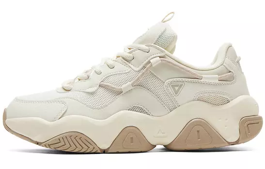 Кроссовки PEAK Chunky Sneakers Women's Low-top Canvas White, белый