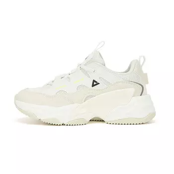 Кроссовки PEAK Chunky Sneakers Women's Low-top Family White/beige, бежевый