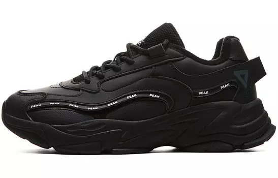 Кроссовки PEAK Chunky Sneakers Women's Low-top Black, черный