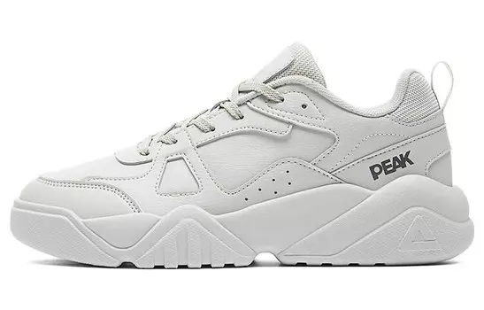 Кроссовки PEAK Chunky Sneakers Women's Low-top White/Gray/Green, белый/серый/зеленый