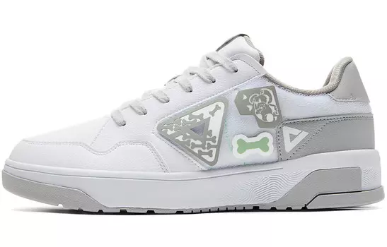 Кроссовки PEAK Guochuang Series Skateboarding Shoes Men Low-top Light Gray, светло-серый