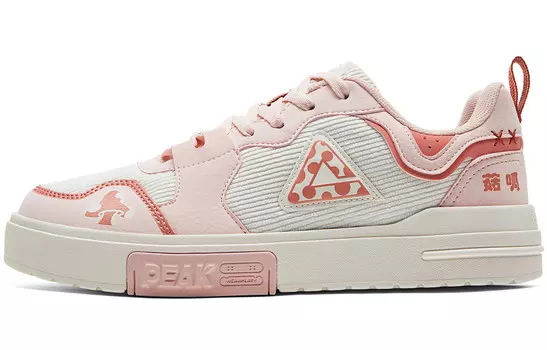 Кроссовки PEAK Guochuang Series Skateboarding Shoes Women's Low-top Pink, розовый