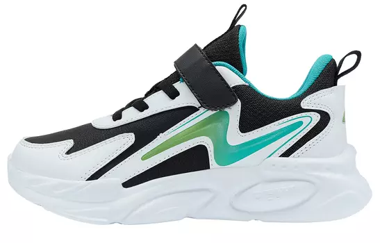 Кроссовки PEAK Kids Lifestyle Shoes GS Low-top Black Big White, черный