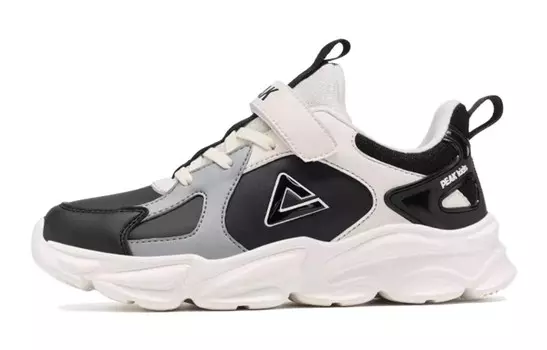 Кроссовки PEAK Kids Lifestyle Shoes GS Low-top Black/White, черный