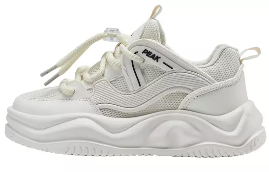 Кроссовки PEAK Kids Lifestyle Shoes Kids Low-top Off-white, цвет Off-white