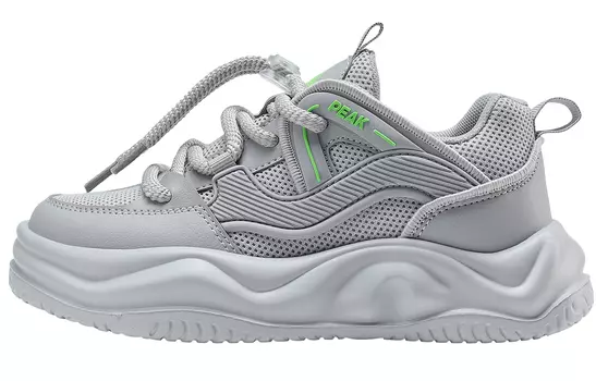 Кроссовки PEAK Kids Lifestyle Shoes Kids Low-top Silver Gray, серый